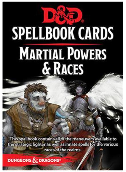 D&D SPELLBOOK CARDS: MARTIAL POWERS & RACES